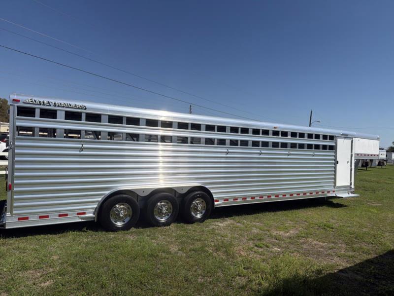 2027 Elite Polo - White -  12 Horse Gooseneck  SOLD!!! 