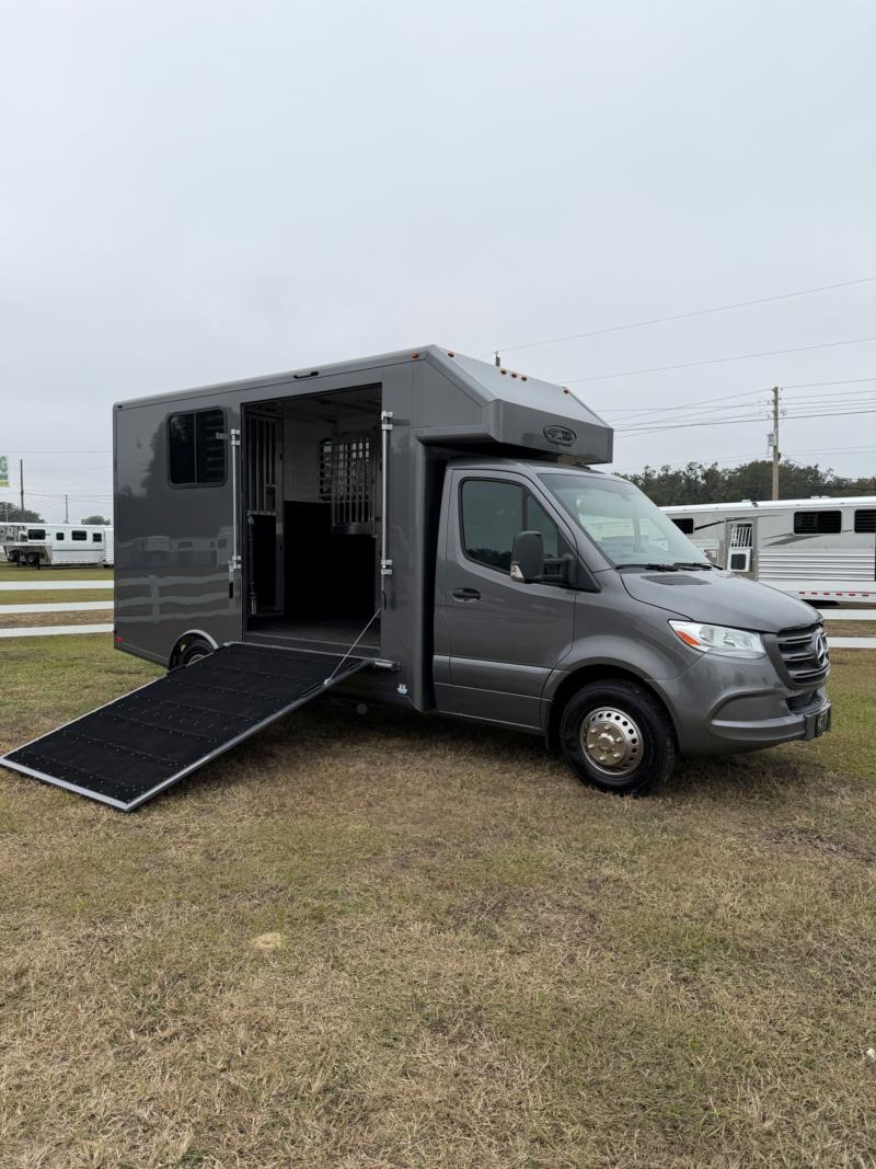 2026 4-Star Horse Coach Mercedes 3500XD  2 Horse Straight Load Truck SOLD!!! 