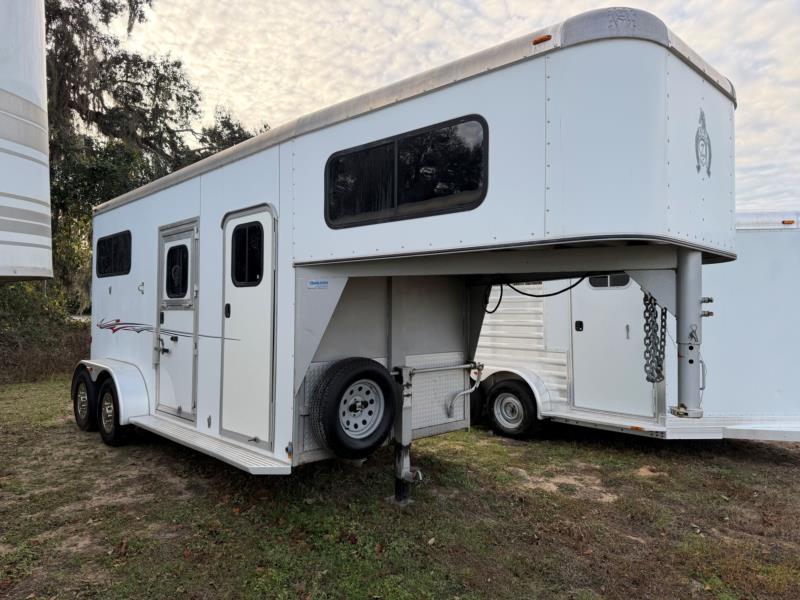 2015 Adam   2 Horse Straight Load Gooseneck Horse Trailer SOLD!!! 