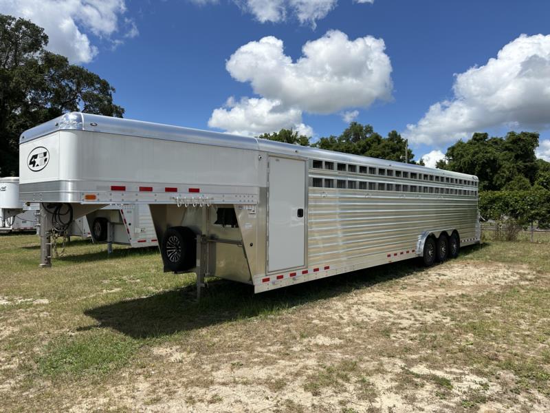 2027 4-Star Polo - White -  12 Horse Gooseneck 