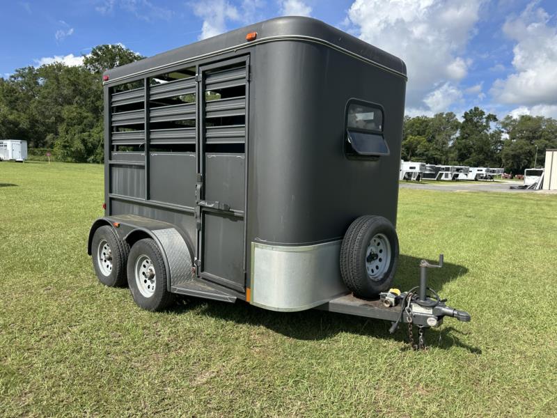 2013 Adam - Stock - Charcoal -  2 Horse Straight Load Bumperpull Horse Trailer SOLD!!! 