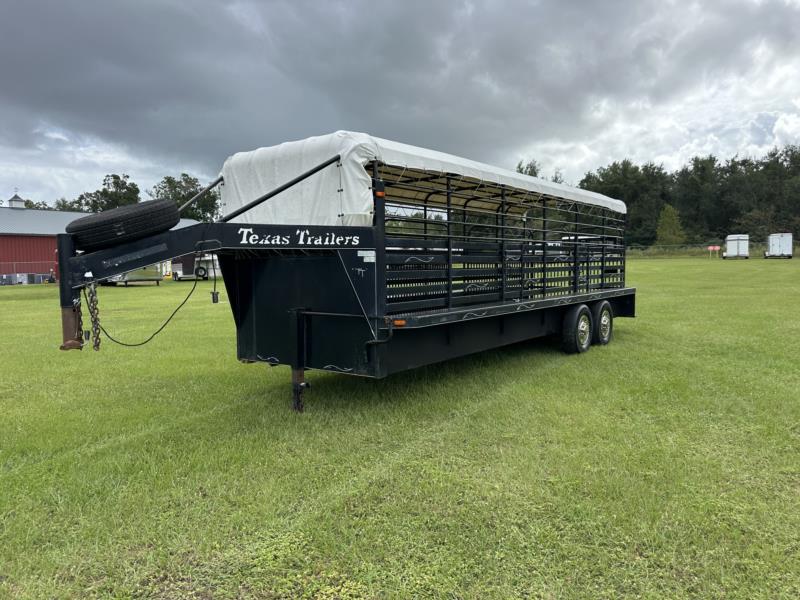 2014 Texas 24' Stock - Black - Gooseneck  SOLD!!! 
