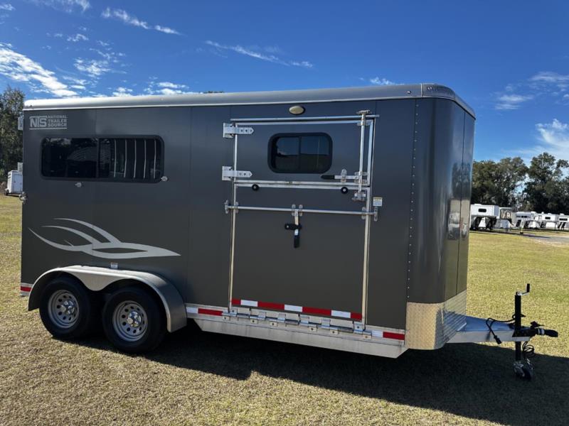 2024 Shadow with Side Ramp  2 Horse Straight Load Bumperpull Horse Trailer SOLD!!! 