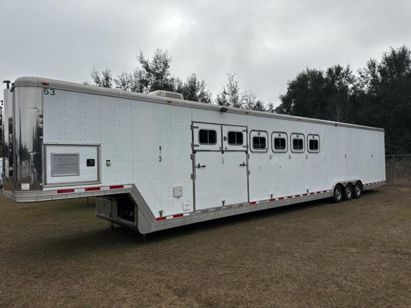 1998 Featherlite Carriage Trailer  6 Horse Slant Load Gooseneck Horse Trailer SOLD!!! 
