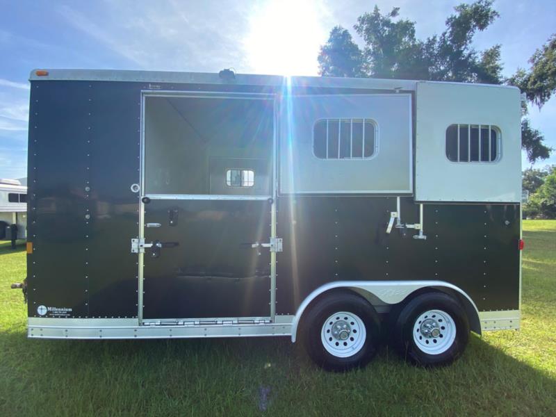 2008 Exiss   2 Horse Straight Load Bumperpull Horse Trailer SOLD!!! 