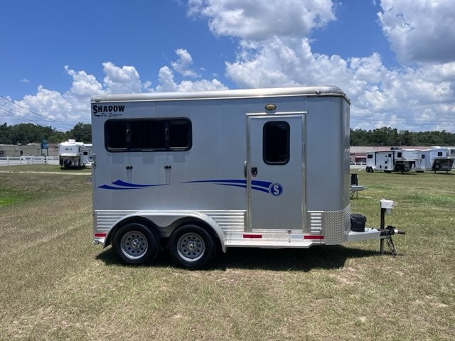 2019 Shadow Pro Series  2 Horse Slant Load Bumperpull Horse Trailer