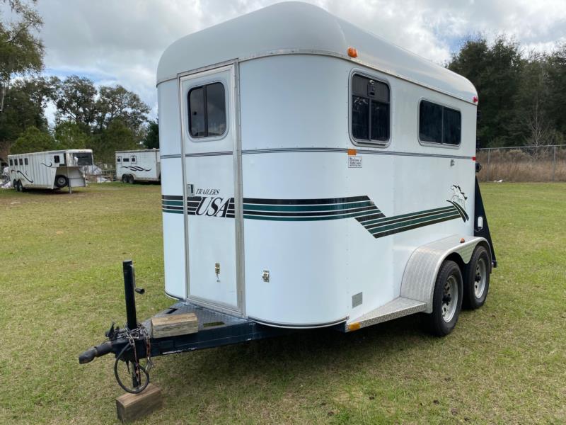 2002 Trailers USA   2 Horse Straight Load Bumperpull Horse Trailer SOLD!!! 