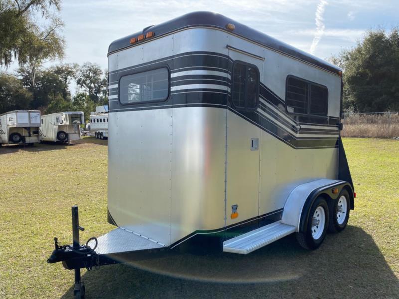 1988 Baron by Trailet   2 Horse Straight Load Bumperpull Horse Trailer SOLD!!! 